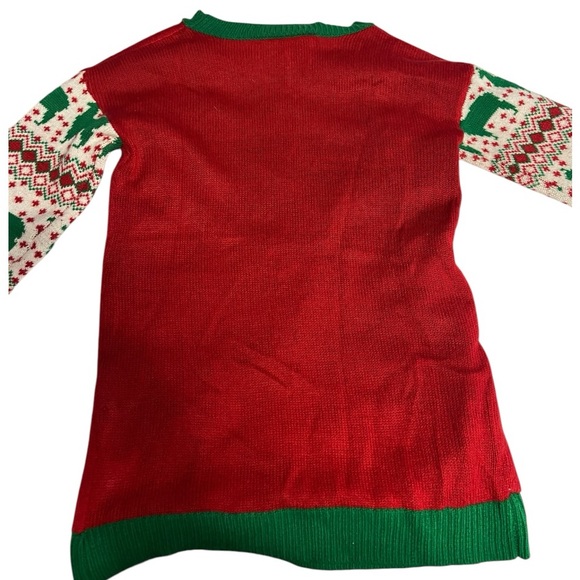 Lama Christmas sweater, size medium, super festive and cute - Picture 4 of 9